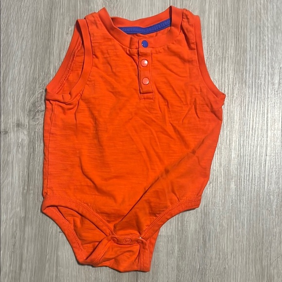 Joe Fresh Orange Sleeveless Baby Onesie - Picture 1 of 1